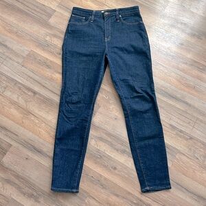 Madewell Curvy High Rise Skinny Jeans, Size 29